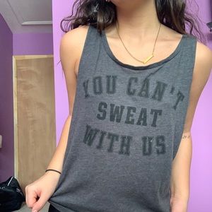 ❌SOLD❌ PINK VS YOU CANT SWEAT WITH US TANK